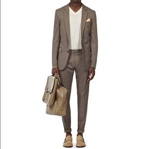 Reiss Men's Brown Pinot B Two Button Blazer, 36 in